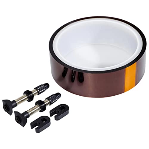 Kit tubeless 2 valves fond de jante 22mm pour éviter les crevaisons vélo