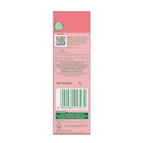 Image of Tropicana Litchi Delight 1L (Pack of 3)