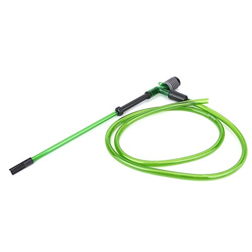 Pssopp - Sifone manuale per acquario, per la pulizia dei rifiuti, pompa manuale per acquario, aspirapolvere per ghiaia, con copertura protettiva (E300) - Image 6
