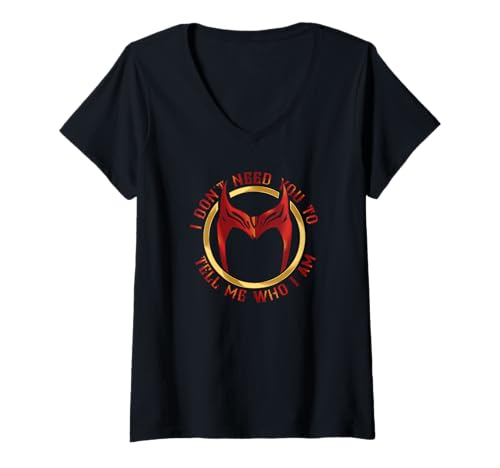 T-shirt col V Wanda Marvel pour look décontracté week-end