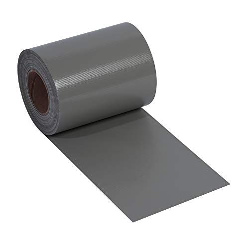 Pannello per Recinzione in PVC Basic 450 Grigio Pietra 0.19 x 35 m Ideale per la Vostra a Doppia Asta Strisce frangivista in Diversi Colori Resistente alle intemperie