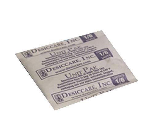 Clay Desiccants, 1/6-ounce Tyvek Packs - Bundle of 1200 Clay Desiccant Packs