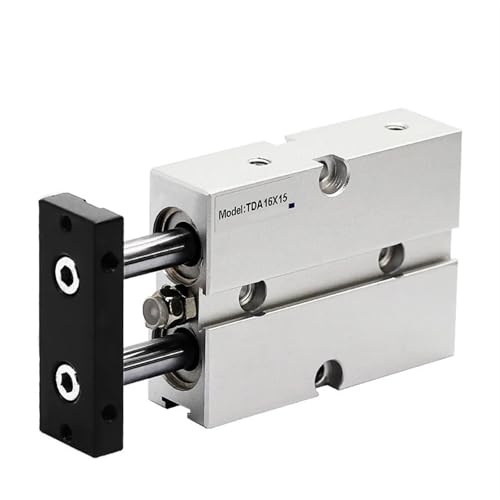 Cilindro neumático de doble vástago TN16-130 con carrera de 130mm y doble acción