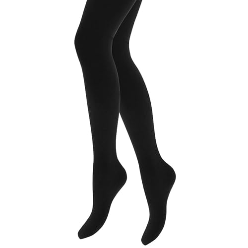 HEAT HOLDERS 1 Pair of Girls 0.52 tog Genuine Thermal Black Tights3