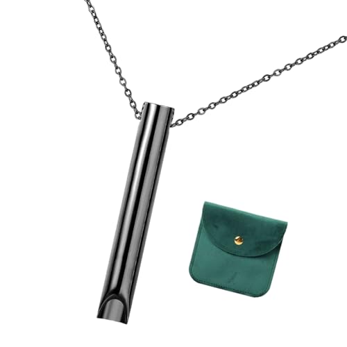 Anxiety Necklace-Breathing Necklace for Meditation,Mindfulness Tool for Breathwork, Meditation, Relaxing,Calm and Stress Reduction,Stress Relief Necklace,Stress Relief Gift for Men and Women