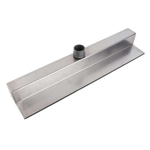 Edelstahl Wasserfall Wasserfallauslass, Edelstahl -Wasserfallauslass Rechteckiger Pool Wasserfall Überlauf für Außentermine Schwimmbad (500 mm)