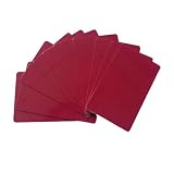NTAG215 NFC-Karten, programmierbar, NFC 215 Tag beschreibbare iOS-Karte CR80, 504 Byte Speicher, kompatibel mit Android und allen NFC-fähigen Geräten, Rot, 20 Stück