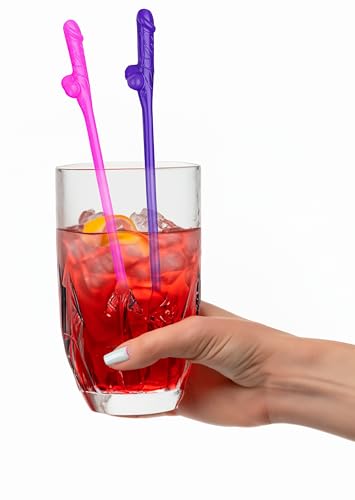 Bachelorette Party Straws 10 pcs - Crazy Hen Night Straw - Funny Drinking Straws - Bachelorette...