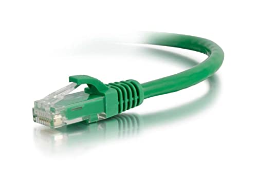 C2G 27178 Cat6 Cable - Snagless Unshielded Ethernet Network Patch Cable, Green (125 Feet, 38.1 Meters)