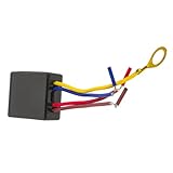 Veemoon LED Touch dimmer Schalter Ersatz Kapazitiver Niederspannungs touchsensor für Lampen Einstellbare Helligkeit Abs material Einfache Installation Kompatibel für Lampenreparatur und