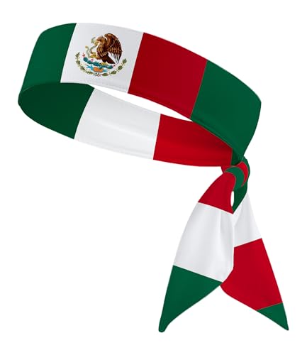 Soccer Ftbol Mexican Mexico National Flag Bandera Sports Fan Head Tie Headband Diadema Deportiva Banda Football Costume Sweatband