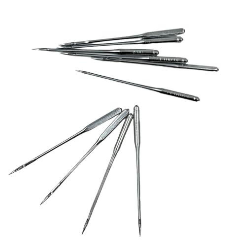 Image of ZENITH Sewing Machine Needles HA Size (11 /75 & 21 /130) - 10pc Each, 5pc Plastic Bobbins, 1 Bobbin Case, 2pc Needle Threader - Suitable for Usha Janome, SINGER, BROTHER Home Sewing Machines