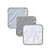 Burt's Bees Baby Infant Washcloths, 100% Organic Cotton, Soft and Super Absorbent Knit Terry & Woven Terry Wash Cloth