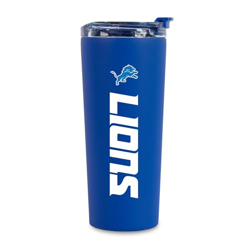 Image of Rico Industries NFL Football 24oz Stainless Steel Tumbler with Lid and Dual Functioning Lid