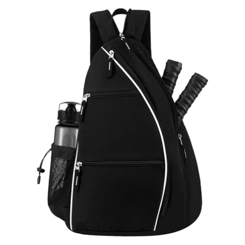Bolsa de pickleball de gran capacidad con correa ajustable y cremallera de alta seguridad
