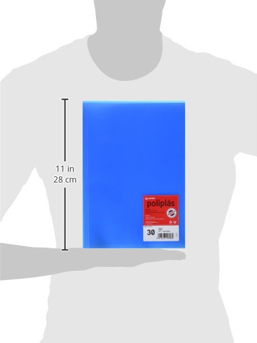 grafoplas 1155728 Folder with 30 Sleeves, Blue, Folio - Image 3