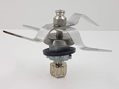 FLAVOR PLUS Cuchillas de Acero Compatible con Robot Cocina Monsieur Cuisine Connect y Smart. Engranaje Inferior de 5 Dientes (Antes de Comprar Compruebe si el piñón Inferior es Adecuado a su máquina