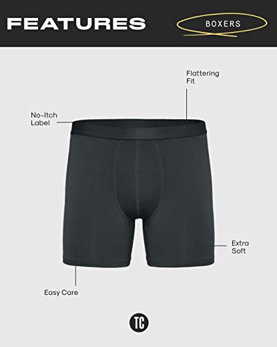 True Classic Ultra-Soft Boxer Briefs For Men Pack Of 3, No-Ride Micromodal Mens Underwear. Indigo, Xxl #TOP6