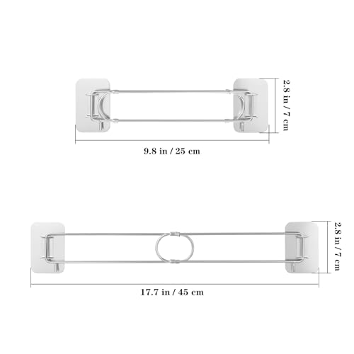 Barre d'angle inox pour salle de bain camping-car évitant les chutes d'objets