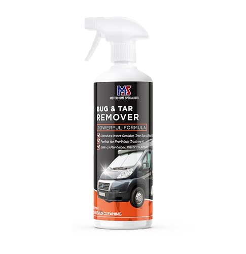 Motorhome Specialists - Bug & Tar Remover 1L - Insect Sap & Tar Cleaner for Motorhome Caravan & Campervan Bodywork - Safe on Paint & Plastics