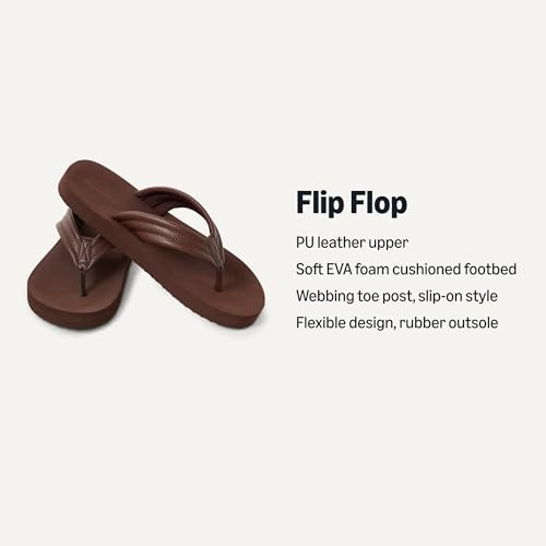 Image of Amazon Essentials Unisex Kids' Thong Flip Flop for Boys and Girls
