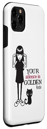 Coque iPhone 11 Pro Emily The Strange style gothique Your Silence