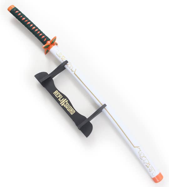 Demon Slayer Katana en Bois Lame Decoration Sabre Shinobu Kocho Epee Kimetsu No Yaiba Presentoir Inclus