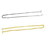 Hemobllo Silber Taschenuhrkette Aus Metall Uhrenhalter-Dekoration Gesamtlänge Klassisches Retro-Design Mit Gutem Glanz Und Feiner Verarbeitung Robustem Verschluss