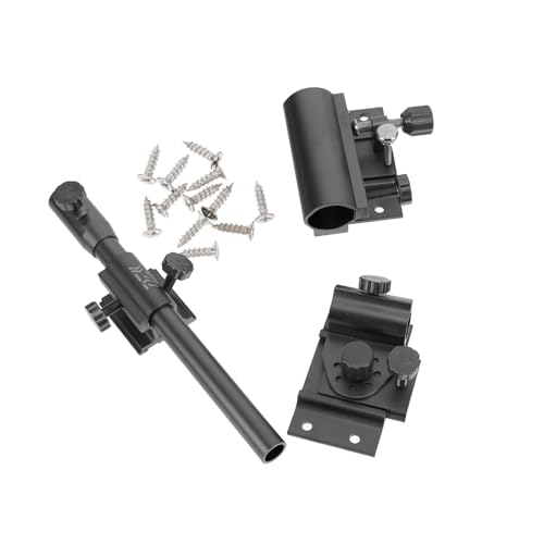 BCOATH Three-Piece Aluminum Fishing Box Set Detachable Umbrella Frame Fishing Pole Rack Holder Accessories Rod Storage