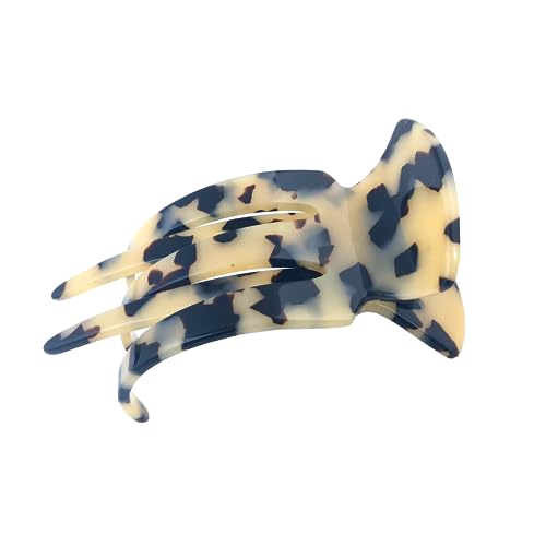 French Amie Pelican White Tokyo Beak Duck Jaw Hair Claw Clip for Fine Hair