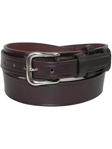 Boston Leather Men's Heavy Duty Leather Ranger Work Belt, 42, Brown4