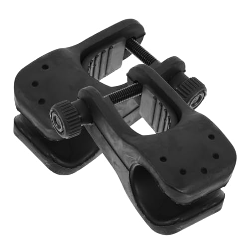 FRCOLOR Wheelchair Cane Holder Bracket for Wheel 2pcs Sturdy Rubber Crutch Holders Easy to Install Compact Size for Storage