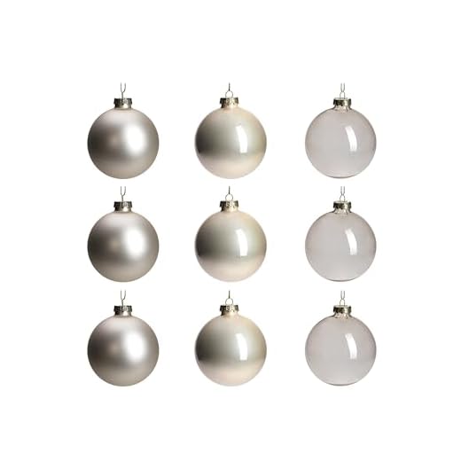 DN DECONATION Champagne Glass Christmas Ball Ornaments, 3.15' Hanging Christmas Baubles for Xmas Tree Decoration, Set of 9