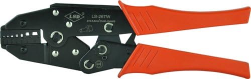 Crimpador de alicato de acero al carbono LS-26TW para engarzado 2 terminales aislados y preaislados de 0.5-6 mm2