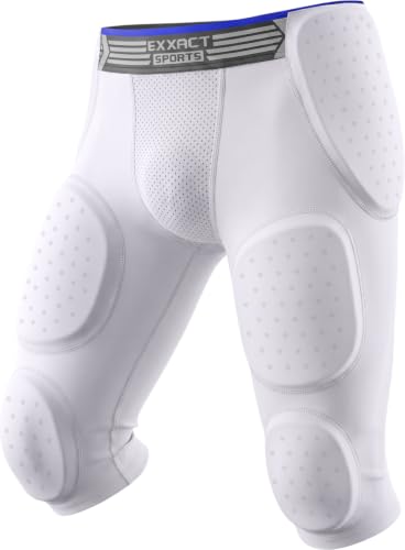 Exxact Sports Battle 7-Pad Youth Football Girdle...