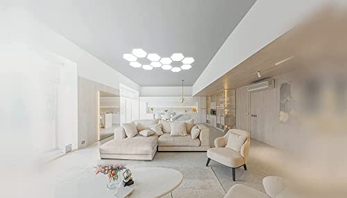 Image of Philips Wiz Smart Colour Changing, Dimmable, Wi-Fi Enabled 15-watt Hexastyle LED Ceiling Downlighter (Cutout: 6inch) | Compatible with Amazon Alexa & Google Assistant| Pack of 4