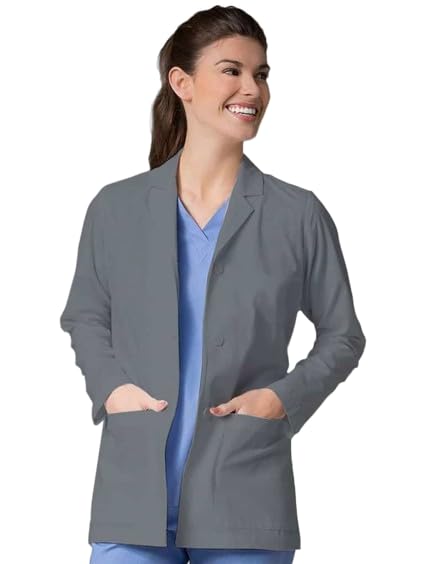 fashtastic Unisex Professional Pink Lab Coat for Women and Men, Full-Sleeve-picture-0