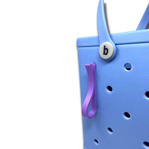 BOGLETS - Bogg Bag Hook HOLDER Charm Accessory - Secure & Organize Your Valuables in your Bogg Bag - Multiple Color Options! (Purple)