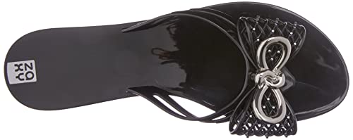 Rasteira Brilha, Zaxy, Feminino, Preto, 37