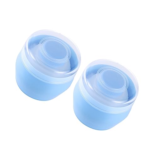 Healeved Plush Talcum Powder Puff for Body Pink Kids Body Powder Applicator with Puff Sponge