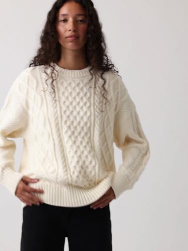 Image of Gap Women's Cable Crewneck Sweater