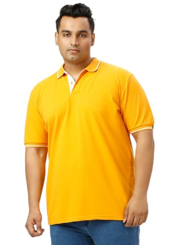 Image of Wear Your Opinion Men's Plus Size Tipped Polo Collar Neck Tshirt