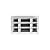 BUILDMART - 10x6 White Modern AC Vent Cover - Decorative Air Vent - Standard Linear Slot Diffuser - Register Grille for Ceiling, Walls & Floors - Texas Buildmart