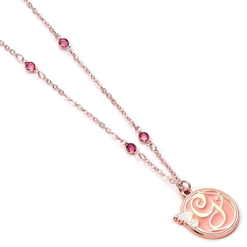 WICKED Glinda Logo Necklace Rose Gold, One Size, Zinc alloy - 93% zinc + 3% copper + 4% aluminum, No Gemstone3
