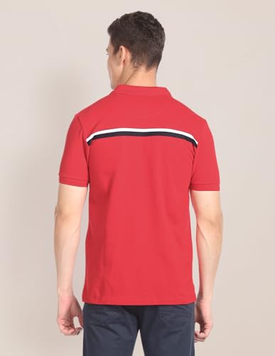 Image of U.S. POLO ASSN. Solid Slim Fit Polo T Shirts for Men - 100% Cotton, Half Sleeve Mens Tshirt