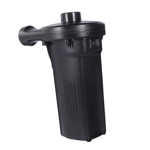 PRETYZOOM Rechargeable Electric Air Pump for Kayak Airbed Boat Portable Lithium Battery Inflatable Pump with Nozzle Attachments US Plug Black Quick Inflate Deflate for Outdoor Use