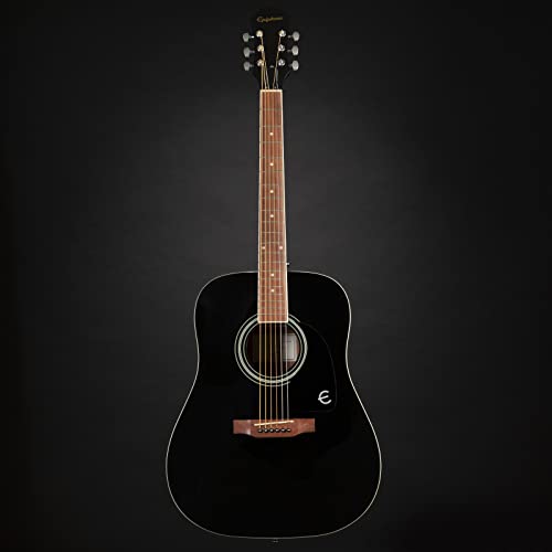 Image of Epiphone DR-100 Acoustic Guitar, Ebony