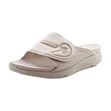Ryka Womens Tao Recovery Slide Sandals Sand Beige 6 M