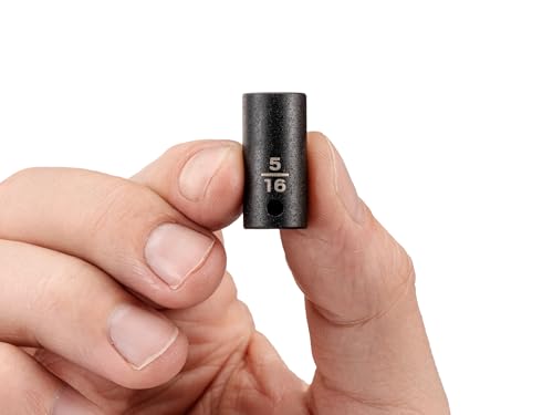 Image of TEKTON 1 /4 Inch Drive x 5 /16 Inch Shallow 6-Point Impact Socket | SID02008