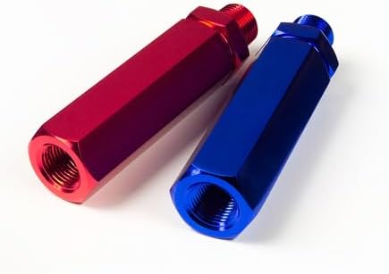 Grote 810125 Anodized Gladhandle Set, Red & Blue